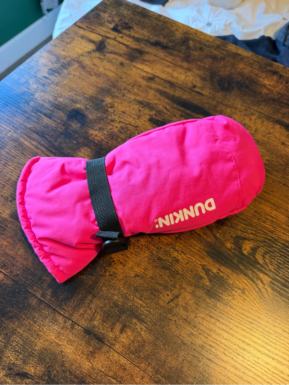 Dunkin collectible Pink Winter Mitten